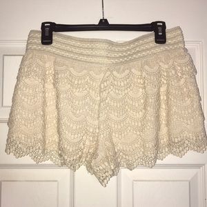 Lace summer shorts